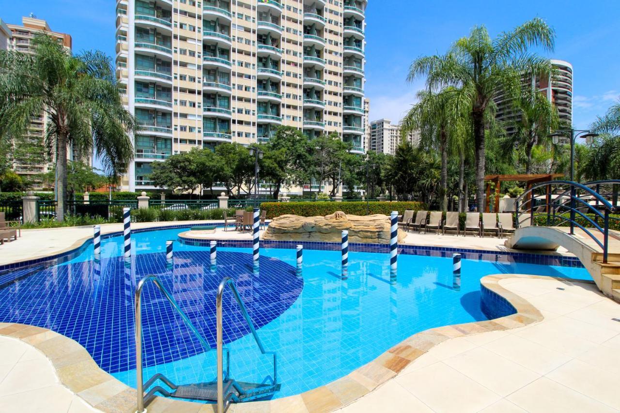 Barra Da Tijuca - 508 - De Frente Para Maravilhosa Piscina - Estacionamento Gratuito - Academia Comphania Atletica - Balsa Para Praia Gratis - Microondas - Geladeira Grande - Recepcao 24Horas - Wi-Fi - Com Pia Ρίο ντε Τζανέιρο Εξωτερικό φωτογραφία