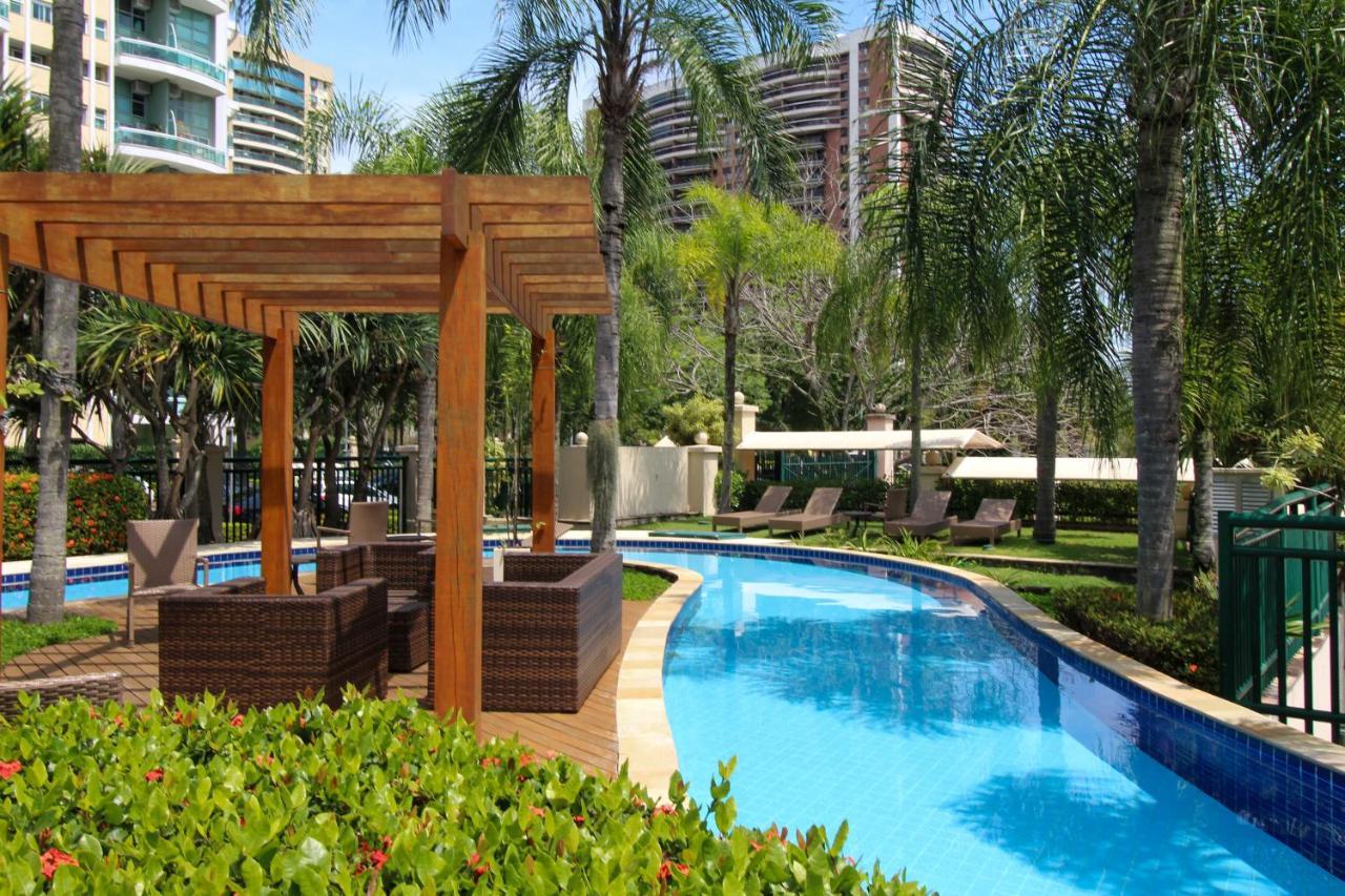 Barra Da Tijuca - 508 - De Frente Para Maravilhosa Piscina - Estacionamento Gratuito - Academia Comphania Atletica - Balsa Para Praia Gratis - Microondas - Geladeira Grande - Recepcao 24Horas - Wi-Fi - Com Pia Ρίο ντε Τζανέιρο Εξωτερικό φωτογραφία