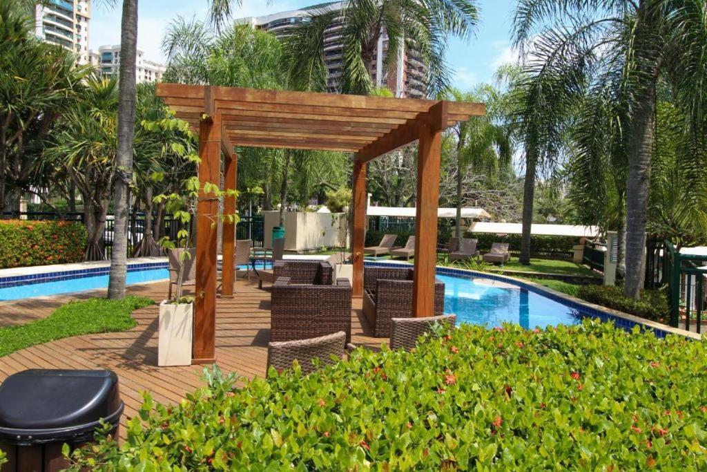 Barra Da Tijuca - 508 - De Frente Para Maravilhosa Piscina - Estacionamento Gratuito - Academia Comphania Atletica - Balsa Para Praia Gratis - Microondas - Geladeira Grande - Recepcao 24Horas - Wi-Fi - Com Pia Ρίο ντε Τζανέιρο Εξωτερικό φωτογραφία